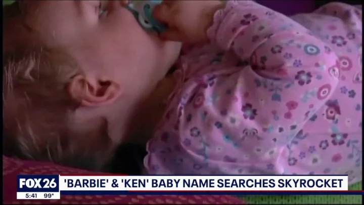 'Barbie' and 'Ken' baby name searches are skyrocketing