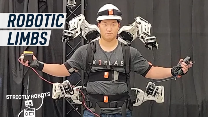Researchers designed a robotic backpack that gives you extra limbs