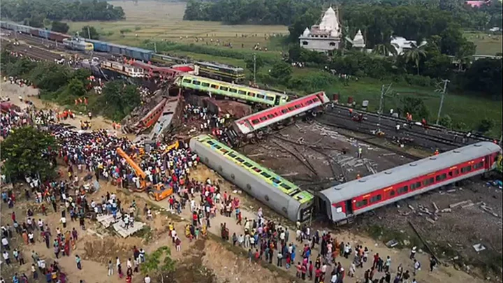 In pictures: Deadly India Odisha train accident