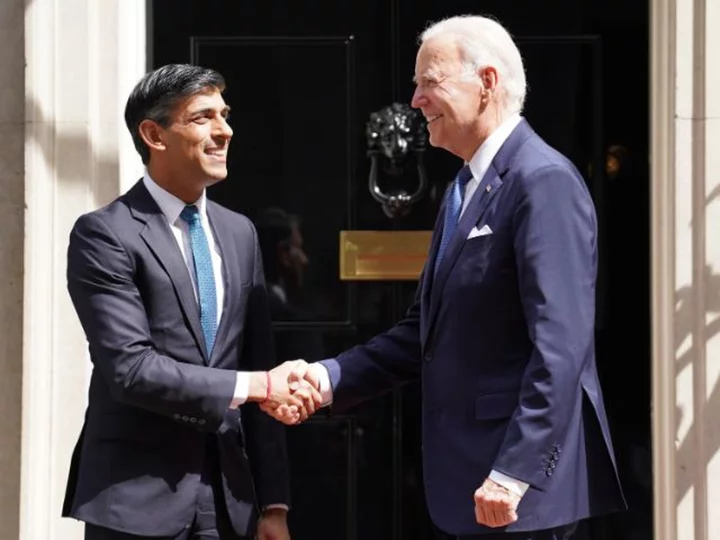 Biden and Sunak sit down at 10 Downing Street as US president starts high-stakes European trip