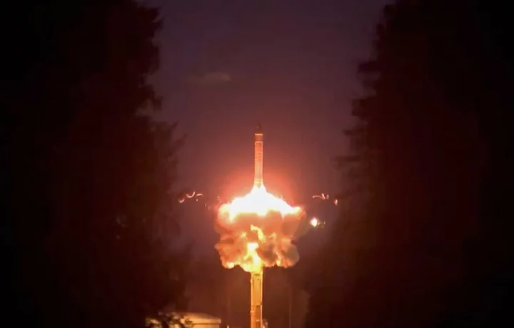 Ukraine-Russia war - live: Putin ‘rehearses massive nuclear strike’ as drones strike near Khmelnytskyi plant
