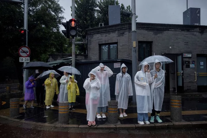 Typhoon Doksuri: Thousands flee their homes as heavy rain lashes Beijing