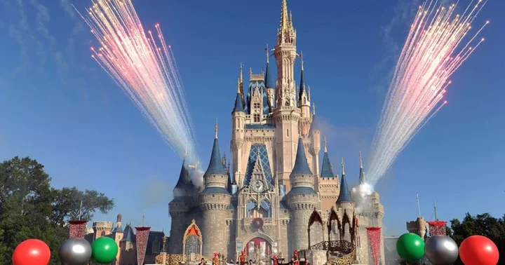 Violent brawl breaks out at Disney World as families throw punches over selfie spot