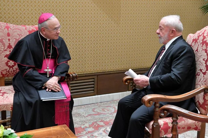 Brazil's Lula discusses peace, poverty and inequality with pope