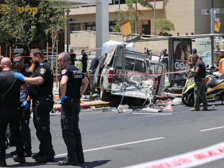 Seven injured in Tel Aviv car ramming attack, Israeli police say