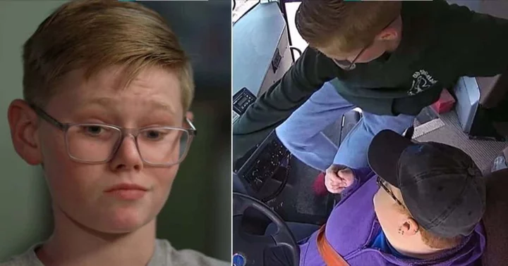 'Dillon Reeves: 'Hero' boy, 13, who stopped school bus after driver passed out says lack of phone kept him alert