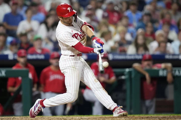 Trea Turner homers twice, Bryce Harper goes deep in Phillies' 6-4 win over Ohtani, Angels