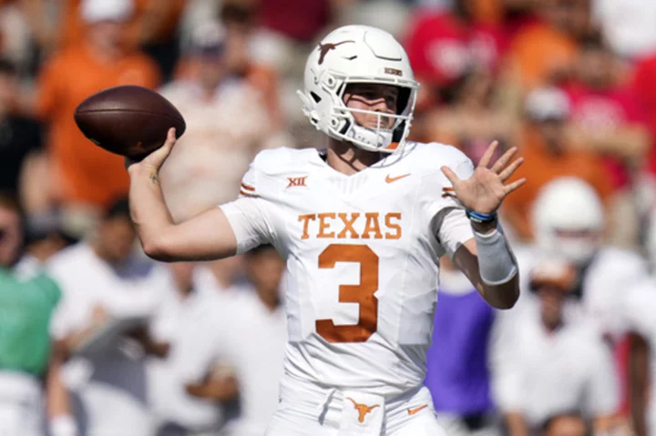 QB Quinn Ewers to return from shoulder sprain for No. 7 Texas and start against TCU