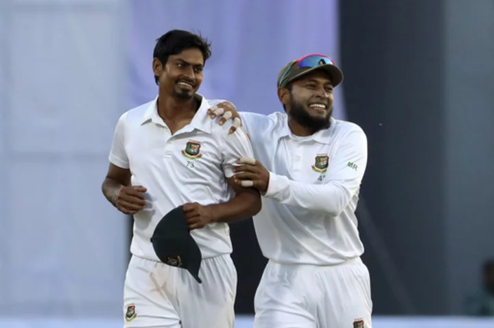 Taijul's 10-wicket haul leads Bangladesh to 150-run win against New Zealand in 1st test