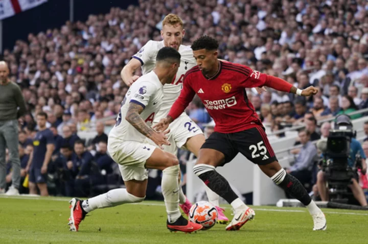 Jadon Sancho to train away from Man United first team over 'discipline issue'