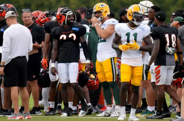 Packers, Bengals get into a joint practice brawl after scuffle