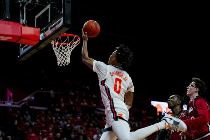 Terrence Shannon Jr. has 23 points, 10 rebounds, No. 24 Illinois beats Rutgers 76-58