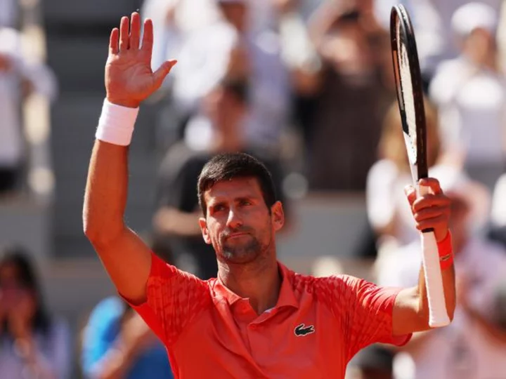 Novak Djokovic gets French Open campaign off to winning start; matches Roger Federer record