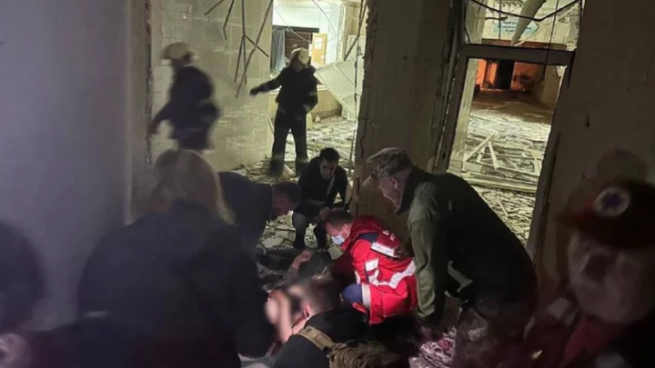Ukraine war: 'Children die' in new missile attack on Kyiv
