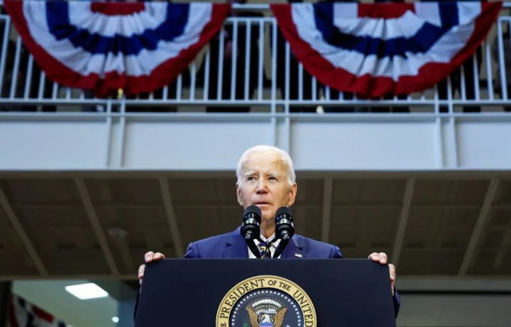 Biden says antisemitism has 'risen to record levels,' takes a dig at Trump