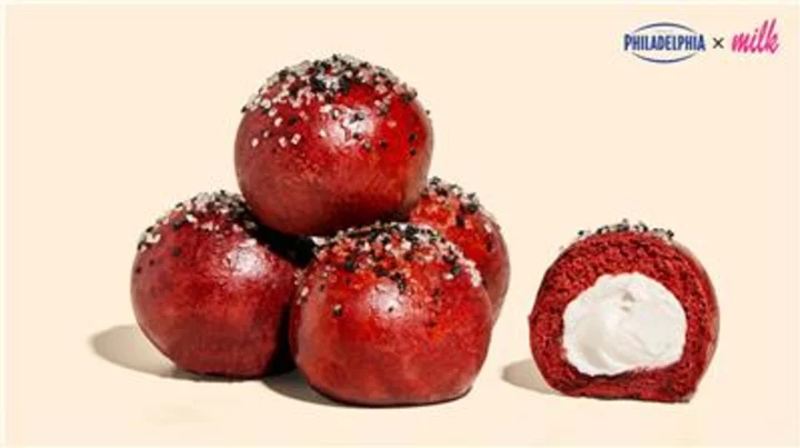 Calling Red Velvet Lovers! Philadelphia® Cream Cheese and Milk Bar Debut First-Ever Red Velvet Philly Bagel Bomb