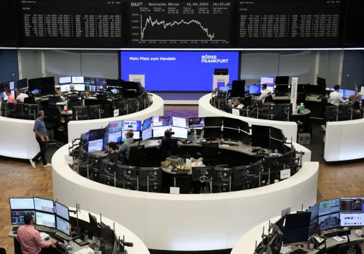 Exchange operators, US debt ceiling jitters weigh on European shares