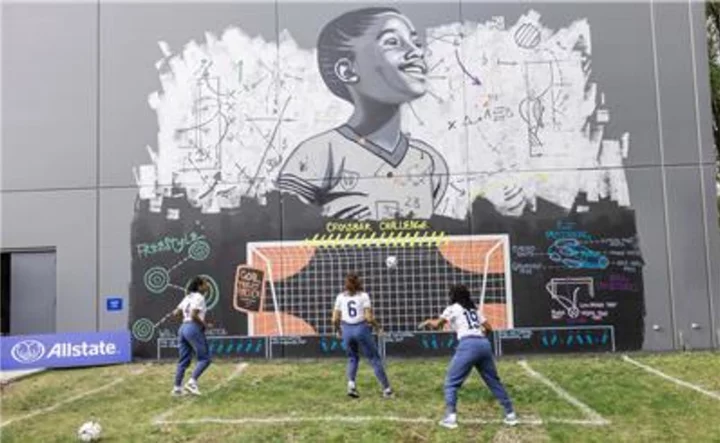 Allstate Debuts Coaching Mural to Develop Youth Soccer Players