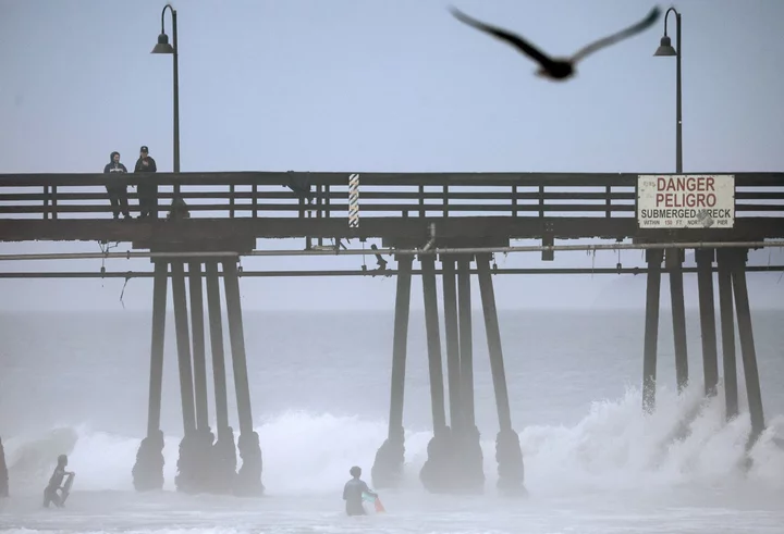 Hilary’s Rains Reach California Where Flooding Is Forecast