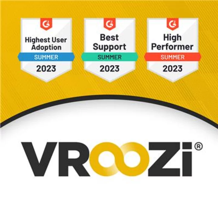 Vroozi Achieves Highest User Adoption, Best Support Awards and More in G2’s Summer 2023 Market Report