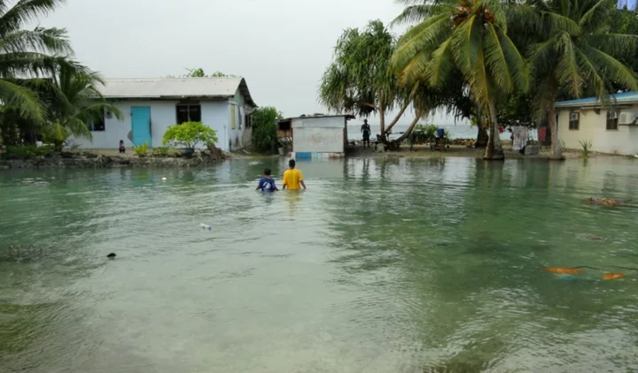 'Nowhere to run': Islands stress climate risk at finance summit