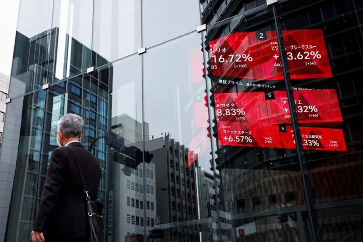 Asian shares set for third losing week on China woes, US rates