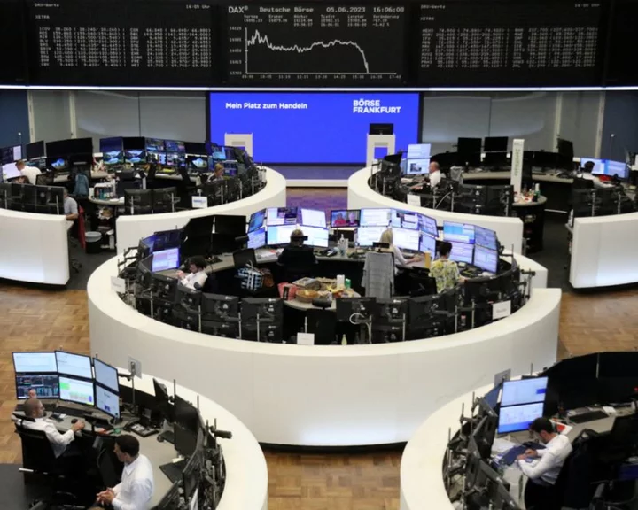 European shares flat on rate-hike jitters; Novo Nordisk jumps