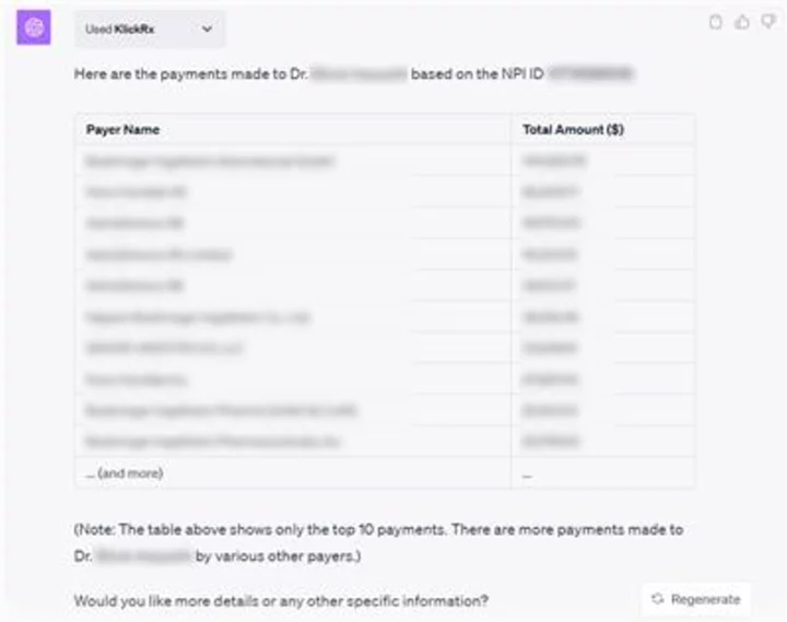 Klick Health Launches First ChatGPT Plugin for Life Sciences Industry in US