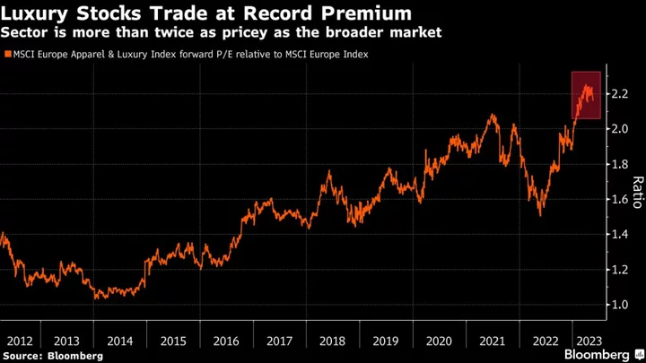 LVMH, Kering Slide as China Worries Spur $56 Billion Luxury Rout