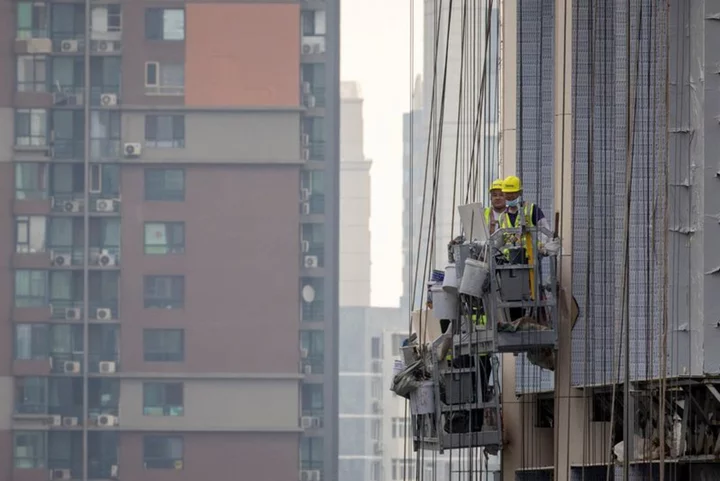 China new home prices fall for fourth month, sales slump - survey