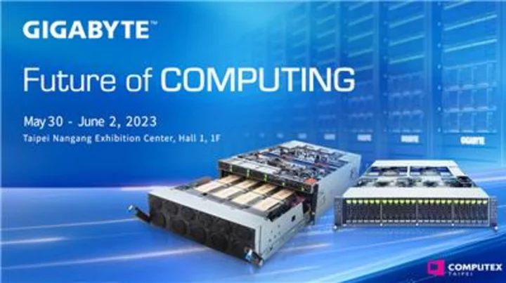 GIGABYTE to Introduce Leading-Edge AI Solutions and Computers at COMPUTEX 2023, Unveiling “Future of COMPUTING”