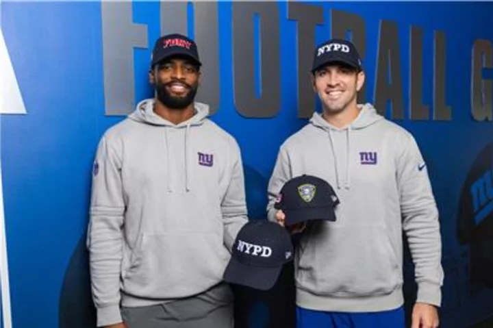 MetLife Partners With the New York Giants to Launch Co-Branded First Responder Hats to Benefit Local Nonprofit Organizations