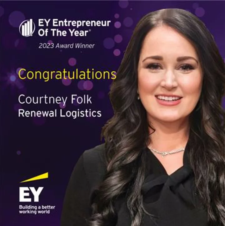 EY Announces Courtney Folk of Renewal Logistics as an Entrepreneur Of The Year® 2023 Southeast Award Winner