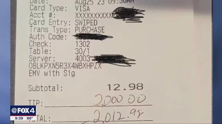 Diner stunned after being hit with '$15 a**hole' charge on restaurant bill