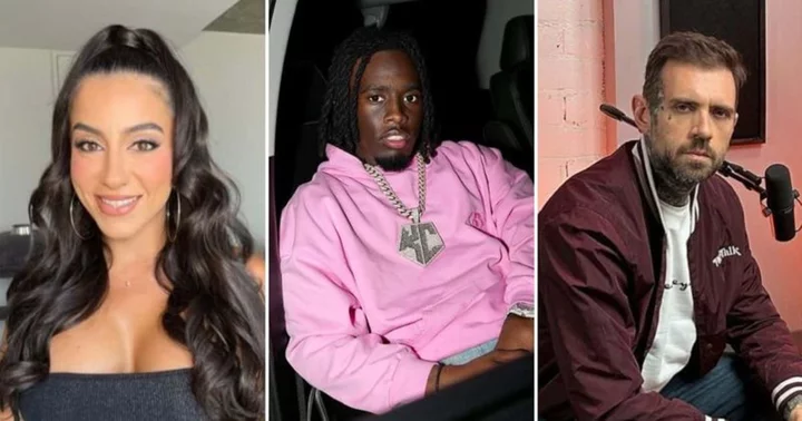 Lena The Plug reacts to Kai Cenat's lives tream mocking Adam22, Internet says 'no amount of money is worth passing your wife around'