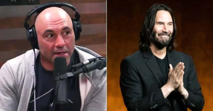 Joe Rogan has fanboy moment with 'John Wick' star Keanu Reeves: 'He’s normal as f**k'