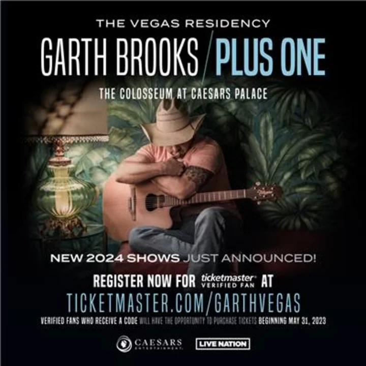 Garth Brooks Announces 2024 Dates for New Las Vegas Residency