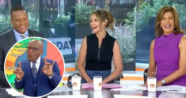 'Today' anchor Al Roker has Craig Melvin, Savannah Guthrie and Hoda Kotb in splits as he tries to correct on-air gaffe