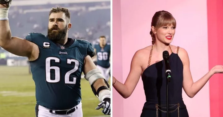 Jason Kelce reveals whether Taylor Swift will be part of the Eagles' Christmas album as he appears on 'Today' with teammates