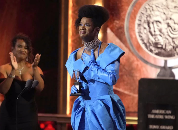 No script at Tony Awards, but plenty of song, dance, high spirits and history-making wins