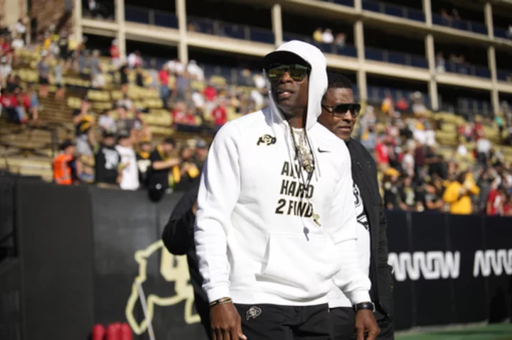 Colorado St coach pokes at Deion Sanders for wearing hat, sunglasses before game with Colorado