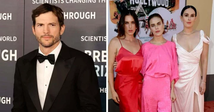 Ashton Kutcher is 'never going to stop loving' Willis sisters despite Tallulah's 'dumpster fire' diss