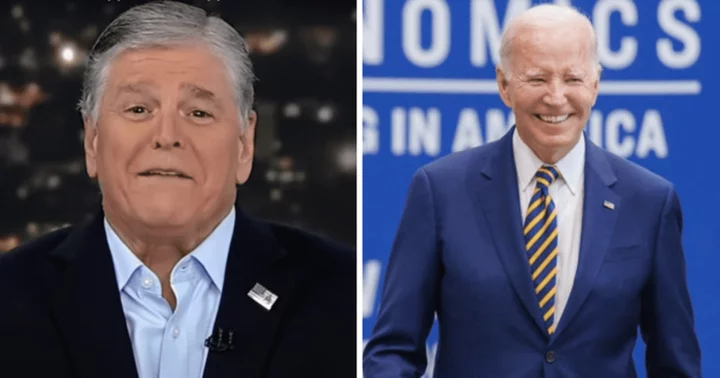 Sean Hannity called a 'hack' after Fox News anchor mocks Joe Biden as Jill Biden helped him get off stage