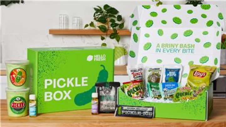 HelloFresh Introduces Limited-Edition Pickle Box Filled with Crunchy, Sweet, and Zesty Pickle-Flavored Fun