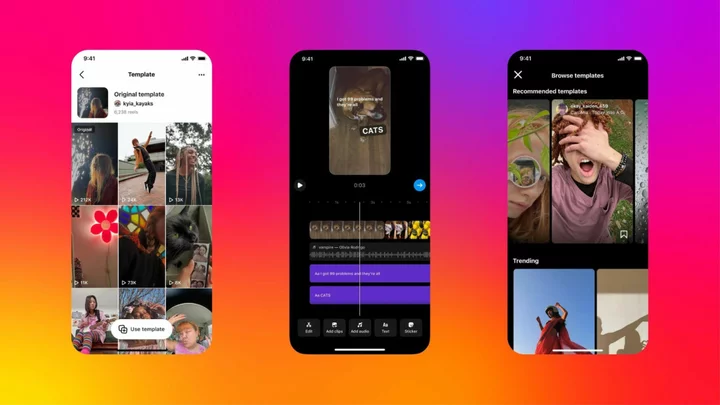 Instagram adds templates to 'easily create' Reels