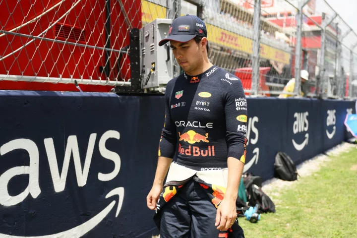 Sergio Perez ‘under threat’ at Red Bull with young star tipped to replace him