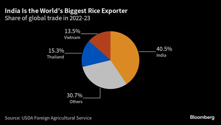 India Further Tightens Rice Shipments in Threat to Global Supply