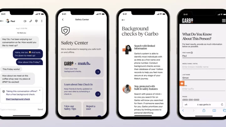 Tinder's background check partner Garbo has ended the relationship