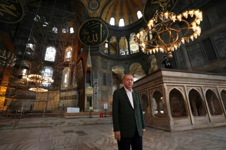 Erdogan opens modern Turkish state's first new church