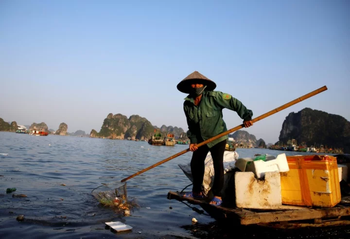 Vietnam battles plastic blight in idyllic Ha Long Bay